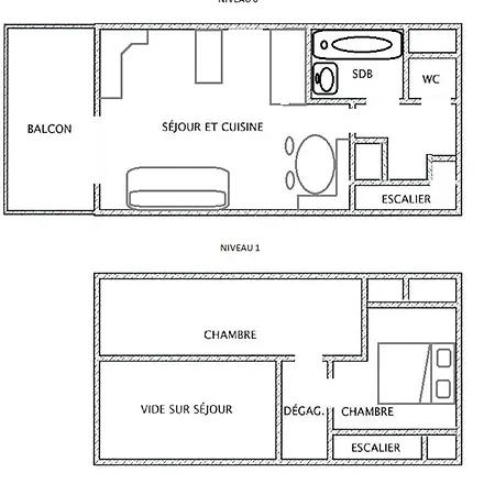 Appartement Au Centre, Proche Pistes - 6 Pers.